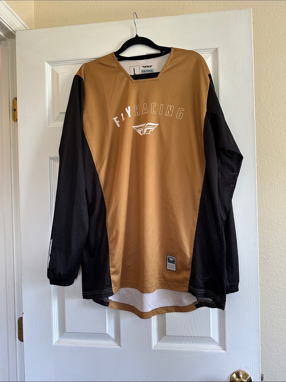 Men’s Long Sleeve Gold and Black Jersey